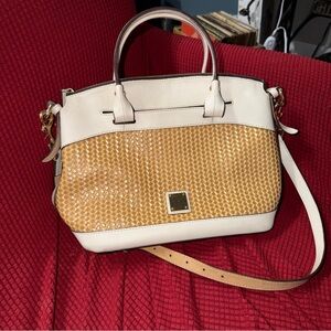 Dooney & Bourke Bone Domed Crossbody Handbag